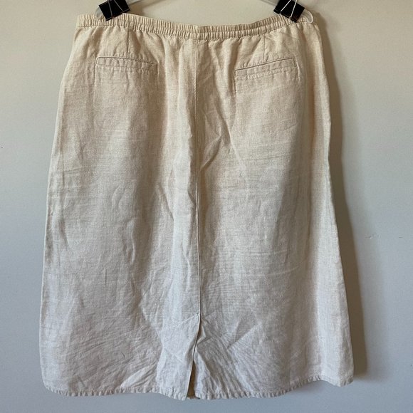 LLBean Linen Skirt *Host Pick - Picture 2 of 2